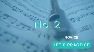 Let's practice no. 2 for novice players