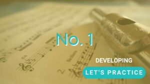 Let's practice no. 1 for developing players
